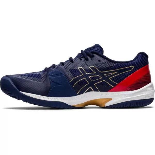 imageASICS Mens Court Speed FlyteFoam Tennis ShoesPeacoatPeacoat
