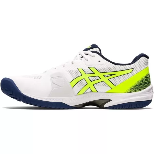 imageASICS Mens Court Speed FlyteFoam Tennis ShoesWhiteSafety Yellow