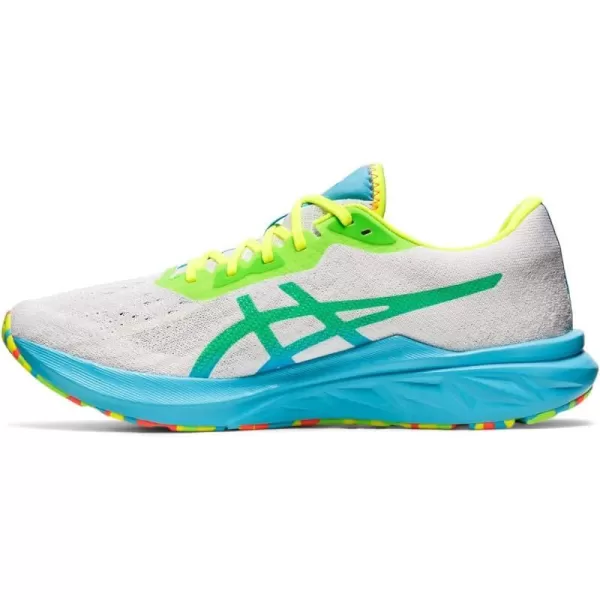 imageASICS Mens DYNABLAST 2 Running ShoesWhiteGreen Gecko