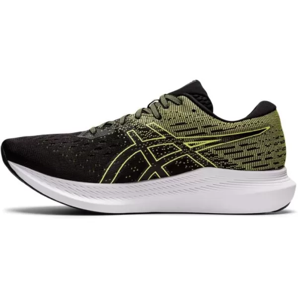 imageASICS Mens Evoride 2 Running ShoesBlackGlow Yellow