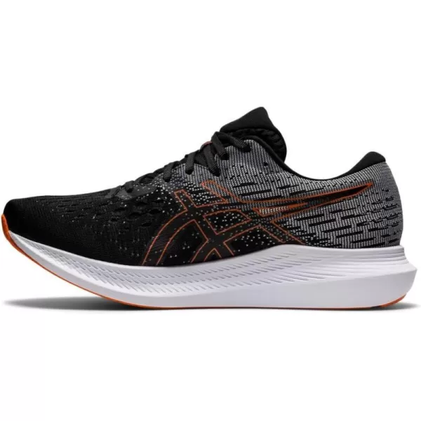 imageASICS Mens Evoride 2 Running ShoesBlackMarigold Orange