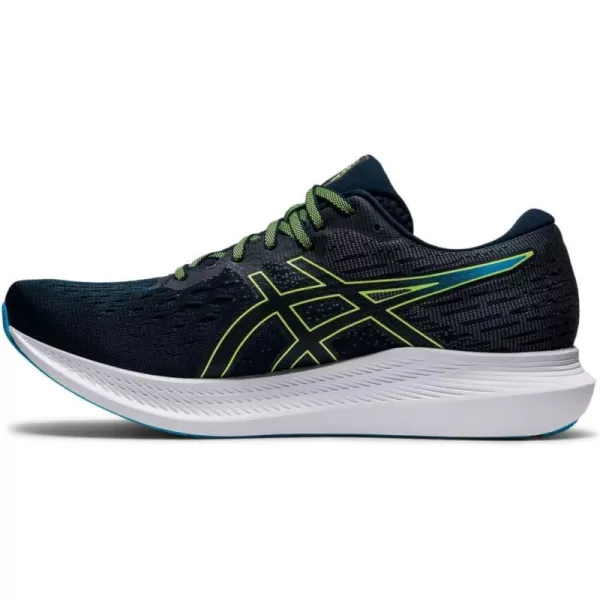 imageASICS Mens Evoride 2 Running ShoesFrench BlueHazard Green