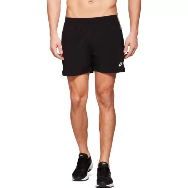imageASICS Mens Fietro 5 Short Running ApparelPerformance Black