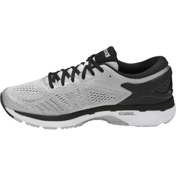 imageASICS Mens GELKayano 24 Athletic ShoeSilverBlackMid Grey