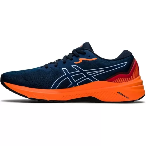 imageASICS Mens GT1000 11 Running ShoesFrench BlueShocking Orange