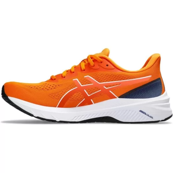 imageASICS Mens GT1000 12 Running ShoesBright OrangeWhite