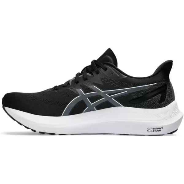 imageASICS Mens GT2000 12 Running ShoeBlackCarrier Grey
