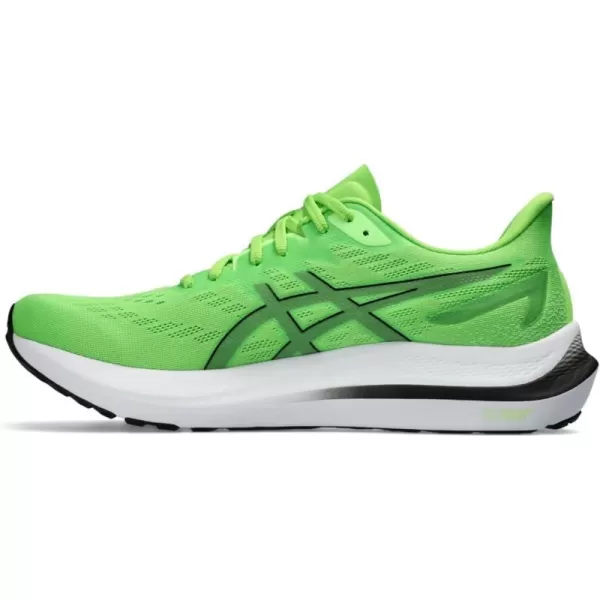 imageASICS Mens GT2000 12 Running ShoeElectric LimeBlack