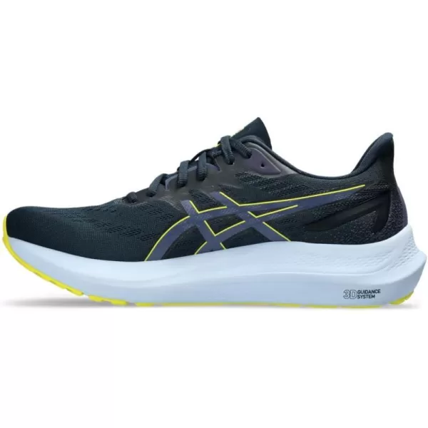 imageASICS Mens GT2000 12 Running ShoeFrench BlueBright Yellow