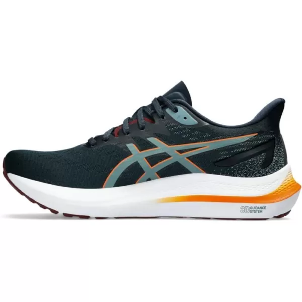 imageASICS Mens GT2000 12 Running ShoeFrench BlueFoggy Teal