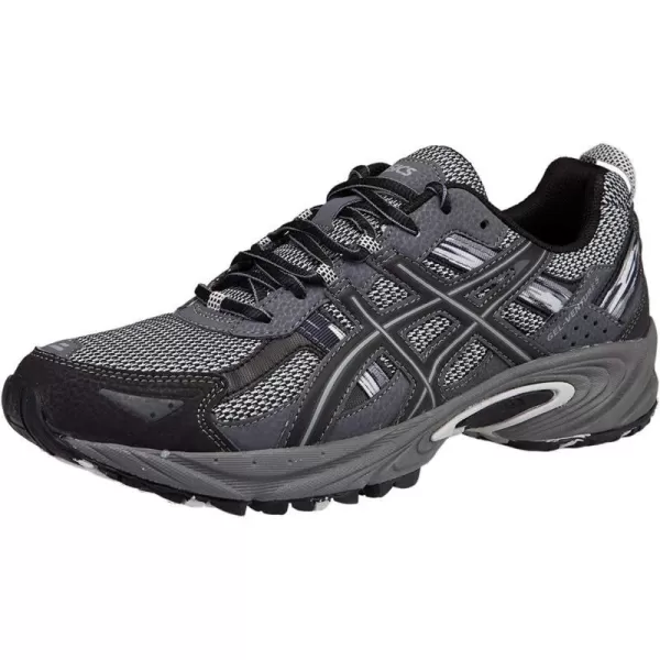 imageASICS Mens Gel Venture 5 Running ShoeSilverOnyxBlack