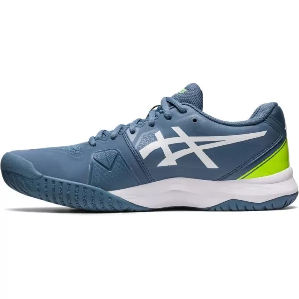 imageASICS Mens GelChallenger 13 Tennis ShoesSteel BlueWhite
