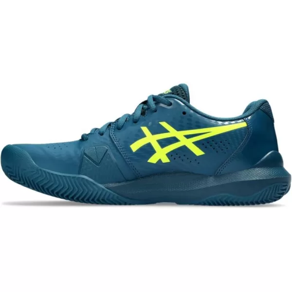 imageASICS Mens GelChallenger 14 Clay ShoesRestful TealSafety Yellow