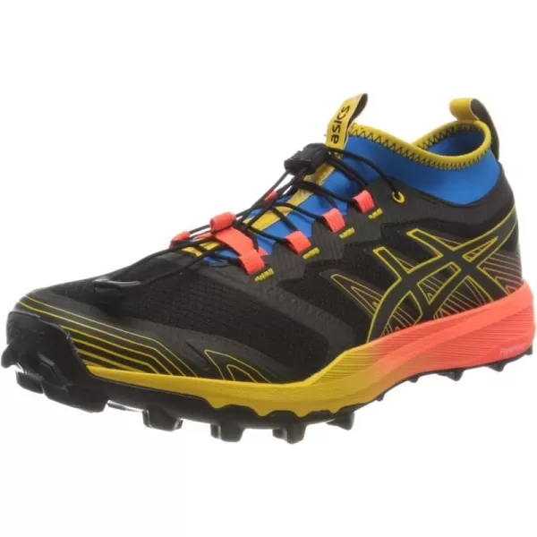 imageASICS Mens GelContend 5 Running ShoesBlack Saffron