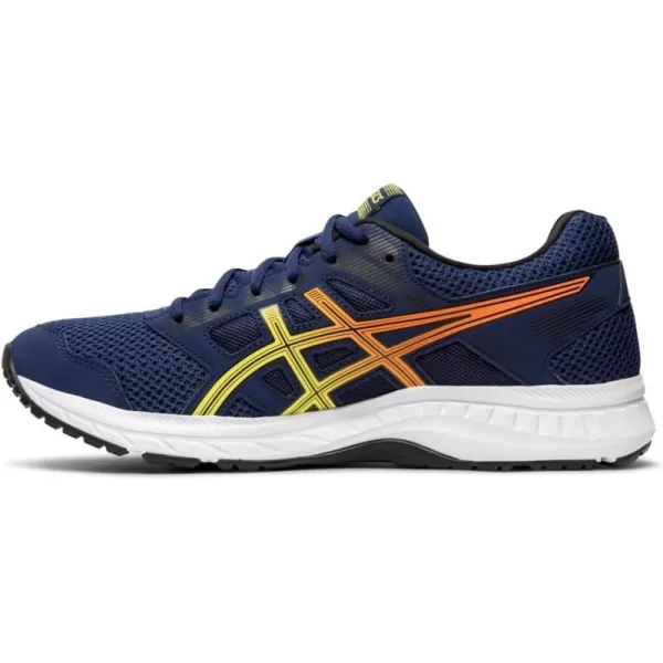 imageASICS Mens GelContend 5 Running ShoesBlue ExpanseSour Yuzu