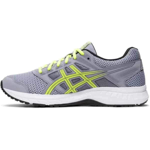 imageASICS Mens GelContend 5 Running ShoesSheet RockSafety Yellow