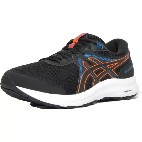 imageASICS Mens GelContend 7 Running ShoeBlack Marigold Orange