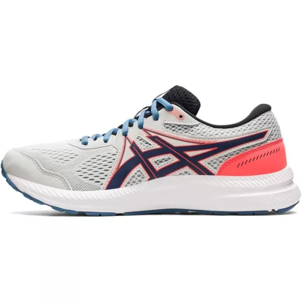 imageASICS Mens GelContend 7 Running ShoeGlacier GreyThunder Blue
