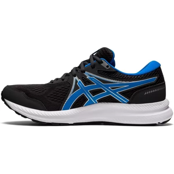 imageASICS Mens GelContend 7 Running ShoeGraphite GreyDirectoire Blue