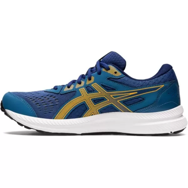 imageASICS Mens GelContend 8 Running ShoesAzureAmber