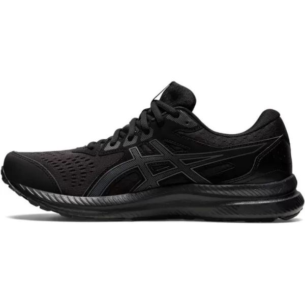 imageASICS Mens GelContend 8 Running ShoesBlackCarrier Grey