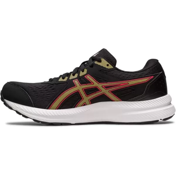 imageASICS Mens GelContend 8 Running ShoesBlackOlive Oil