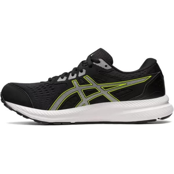 imageASICS Mens GelContend 8 Running ShoesBlackPure Silver