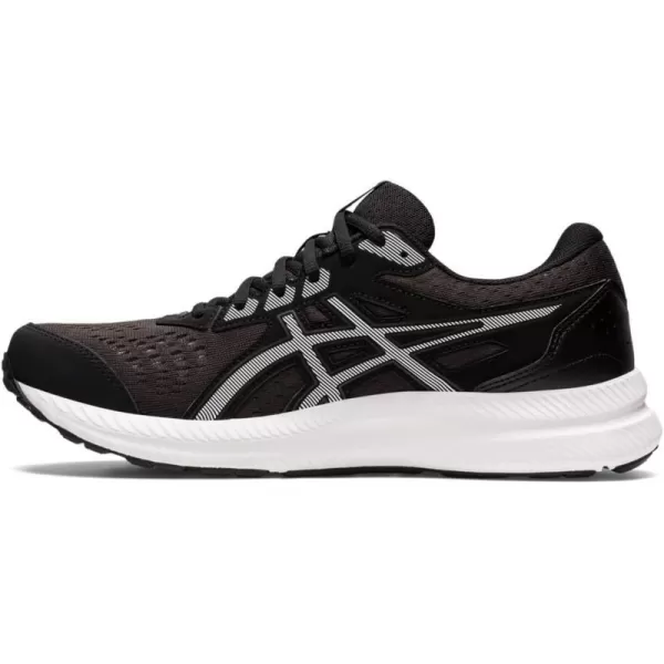imageASICS Mens GelContend 8 Running ShoesBlackWhite