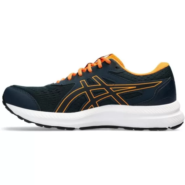 imageASICS Mens GelContend 8 Running ShoesFrench BlueBright Orange