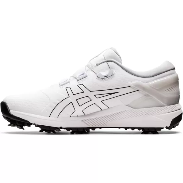 imageASICS Mens GelCourse Duo Boa Golf ShoesWhiteBlack