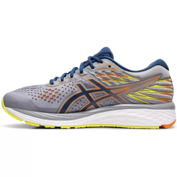 imageASICS Mens GelCumulus 21 Running ShoesSheet RockMako Blue
