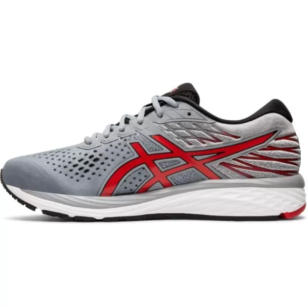 imageASICS Mens GelCumulus 21 Running ShoesSheet RockSpeed Red