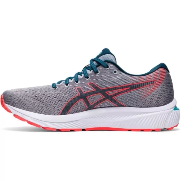 imageASICS Mens GelCumulus 22 Running ShoesPiedmont GreyMagnetic Blue