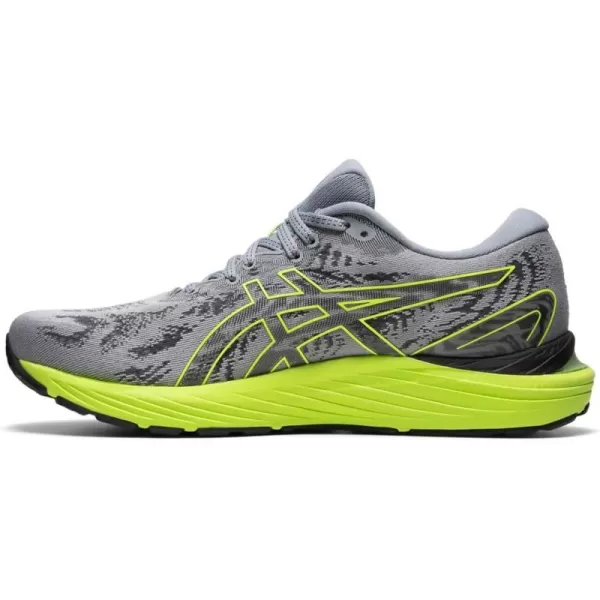 imageASICS Mens GelCumulus 23 Running ShoesSheet RockHazard Green
