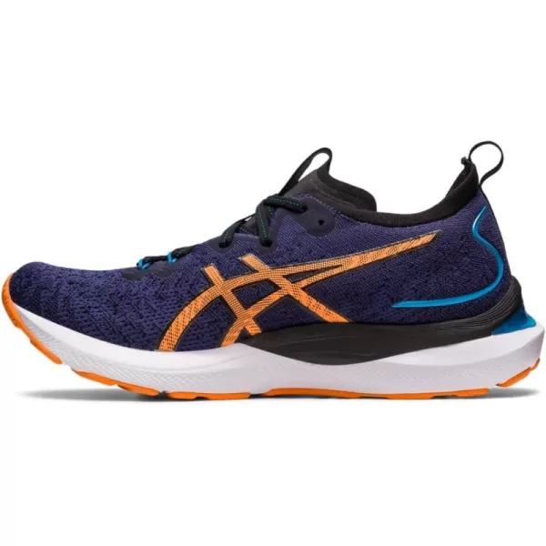 imageASICS Mens GelCumulus 24 Mesh Knit Running ShoesIndigo BlueSun Peach