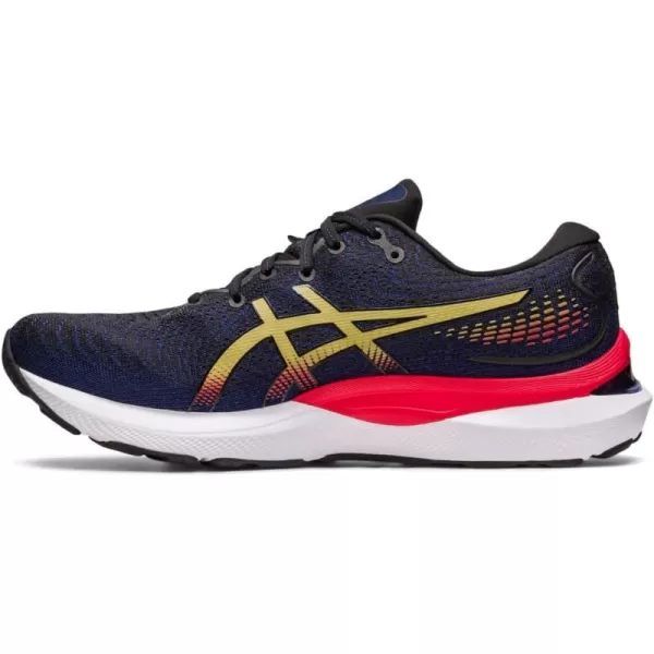 imageASICS Mens GelCumulus 24 Running ShoesBlackOlive Oil