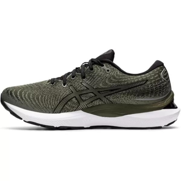 imageASICS Mens GelCumulus 24 Running ShoesOlive CanvasBlack