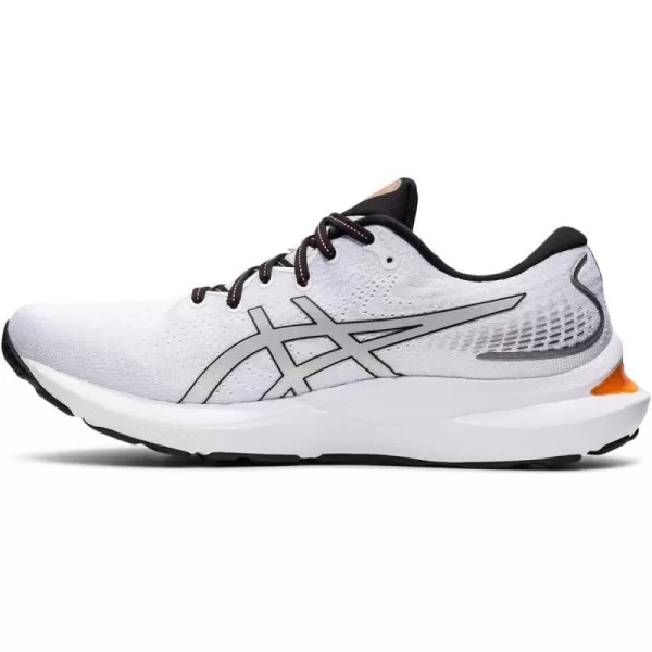 imageASICS Mens GelCumulus 24 Running ShoesWhitePiedmont Grey