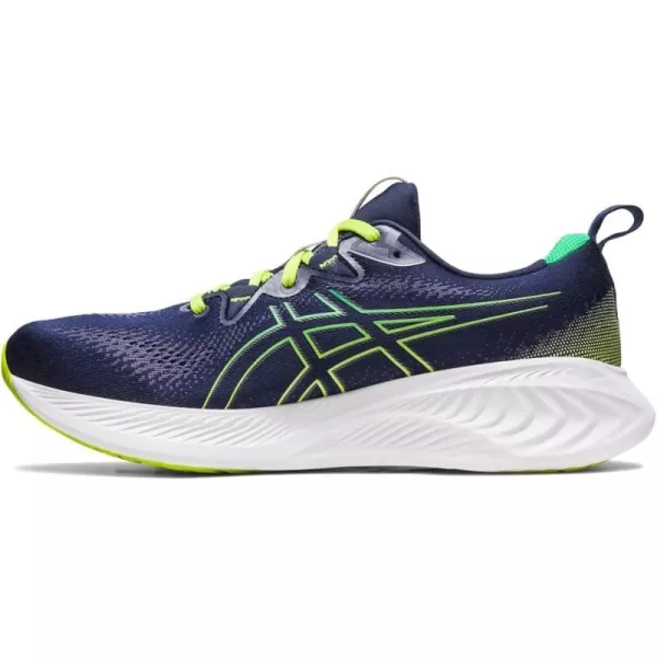 imageASICS Mens GelCumulus 25 Running ShoesMidnightCilantro