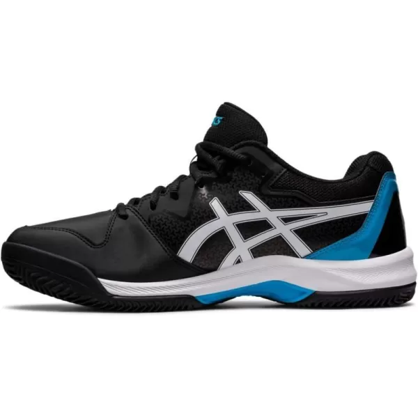 imageASICS Mens GelDedicate 7 Clay Tennis ShoesBlackIsland Blue