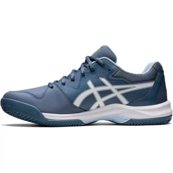 imageASICS Mens GelDedicate 7 Clay Tennis ShoesSteel BlueWhite