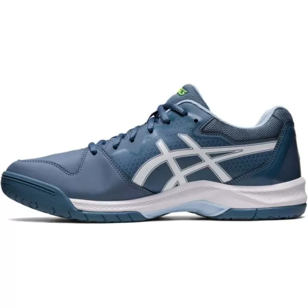 imageASICS Mens GelDedicate 7 Tennis ShoesSteel BlueWhite