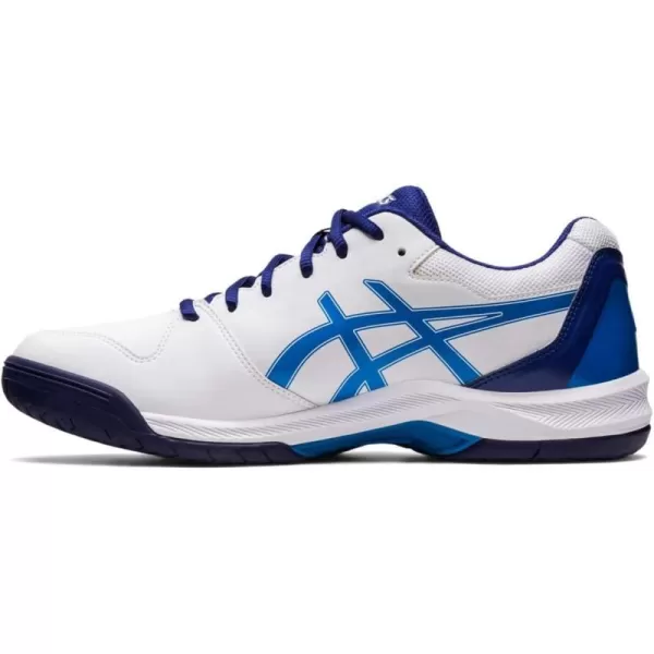 imageASICS Mens GelDedicate 7 Tennis ShoesWhiteElectric Blue