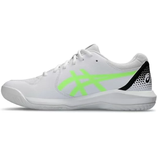 imageASICS Mens GelDedicate 8 Pickleball ShoesWhiteLime Burst