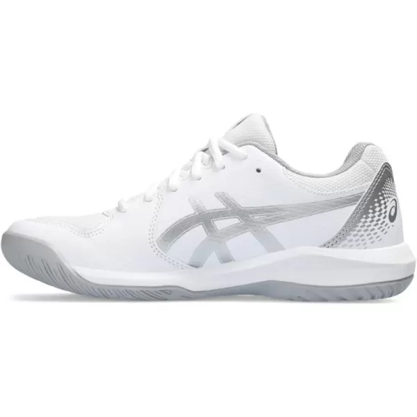 imageASICS Mens GelDedicate 8 Pickleball Tennis ShoeWhitePure Silver