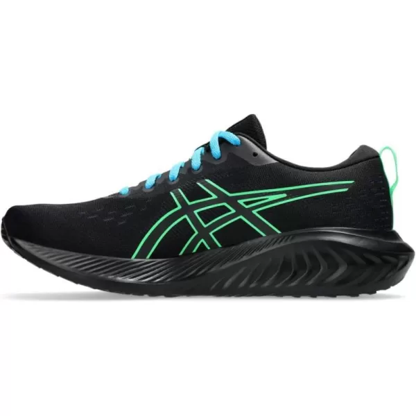 imageASICS Mens GelExcite 10 Running ShoesBlackNew Leaf