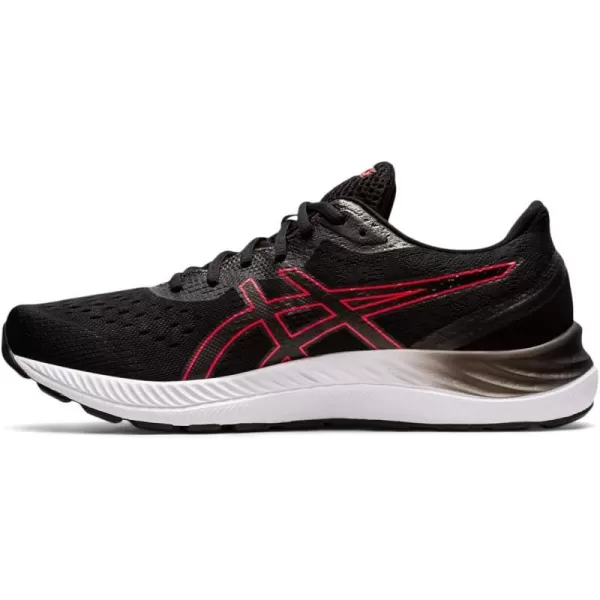 imageASICS Mens GelExcite 8 Running ShoesBlackElectric Red