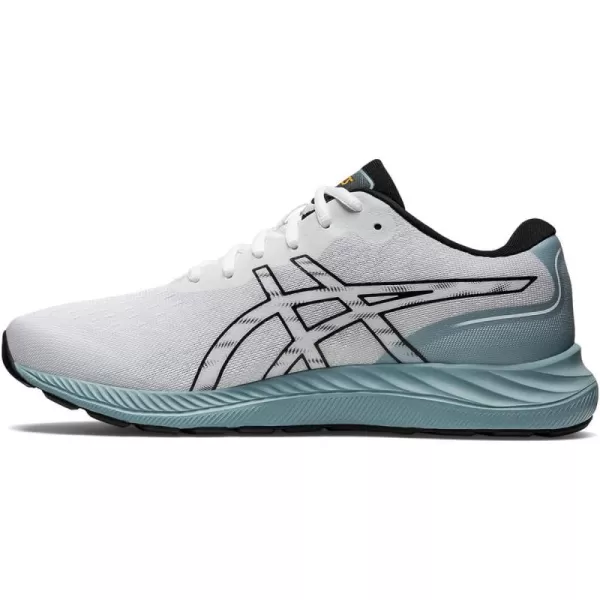 imageASICS Mens GelExcite 9 Running ShoesWhiteBlackLight Blue