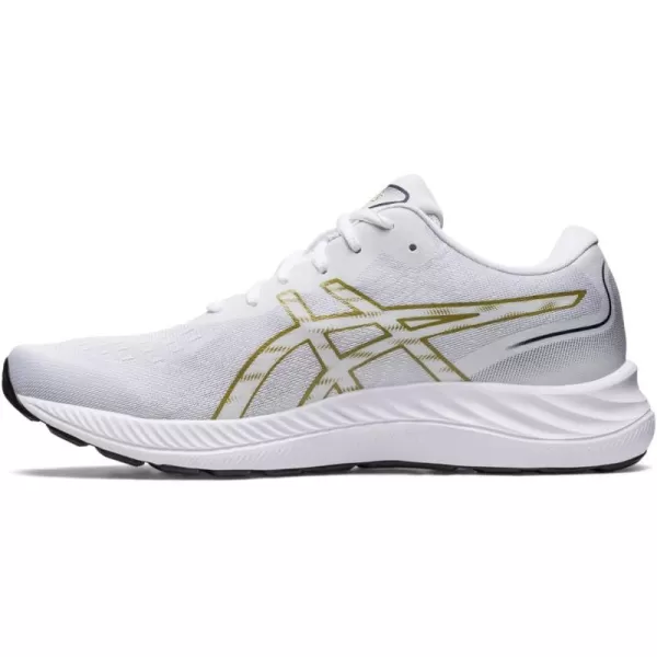 imageASICS Mens GelExcite 9 Running ShoesWhiteOlive Oil