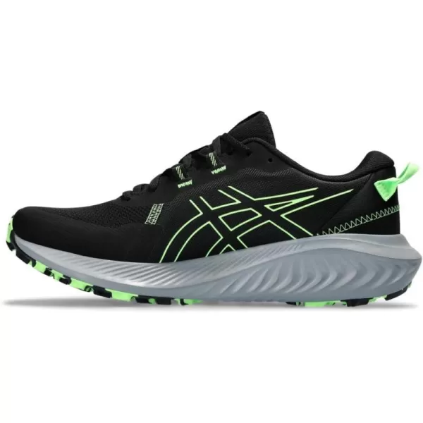 imageASICS Mens GelExcite Trail 2 Running ShoesBlackIlluminate Green